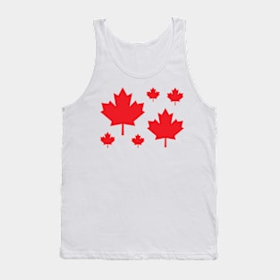 Canada Maple Leaf Flag Emblem Tank Top